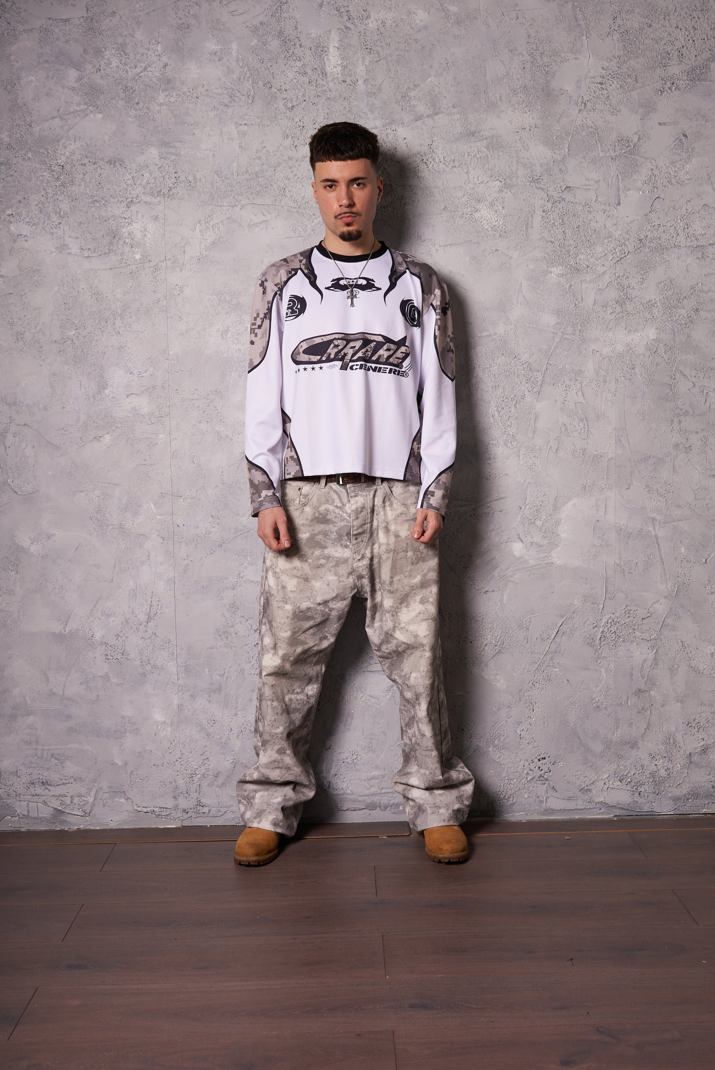 GREEN CAMO LONG SLEEVE JERSEY