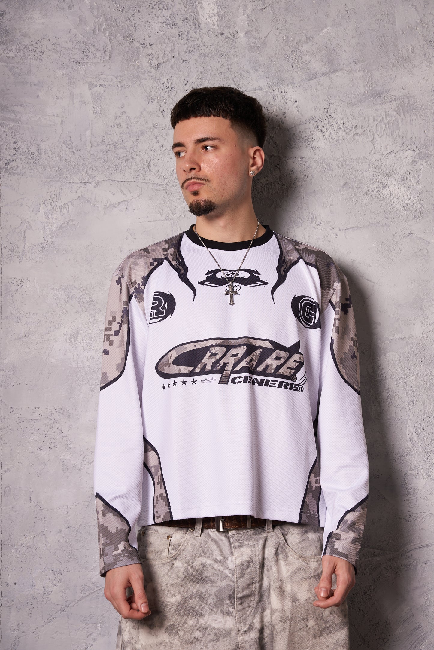 GREEN CAMO LONG SLEEVE JERSEY