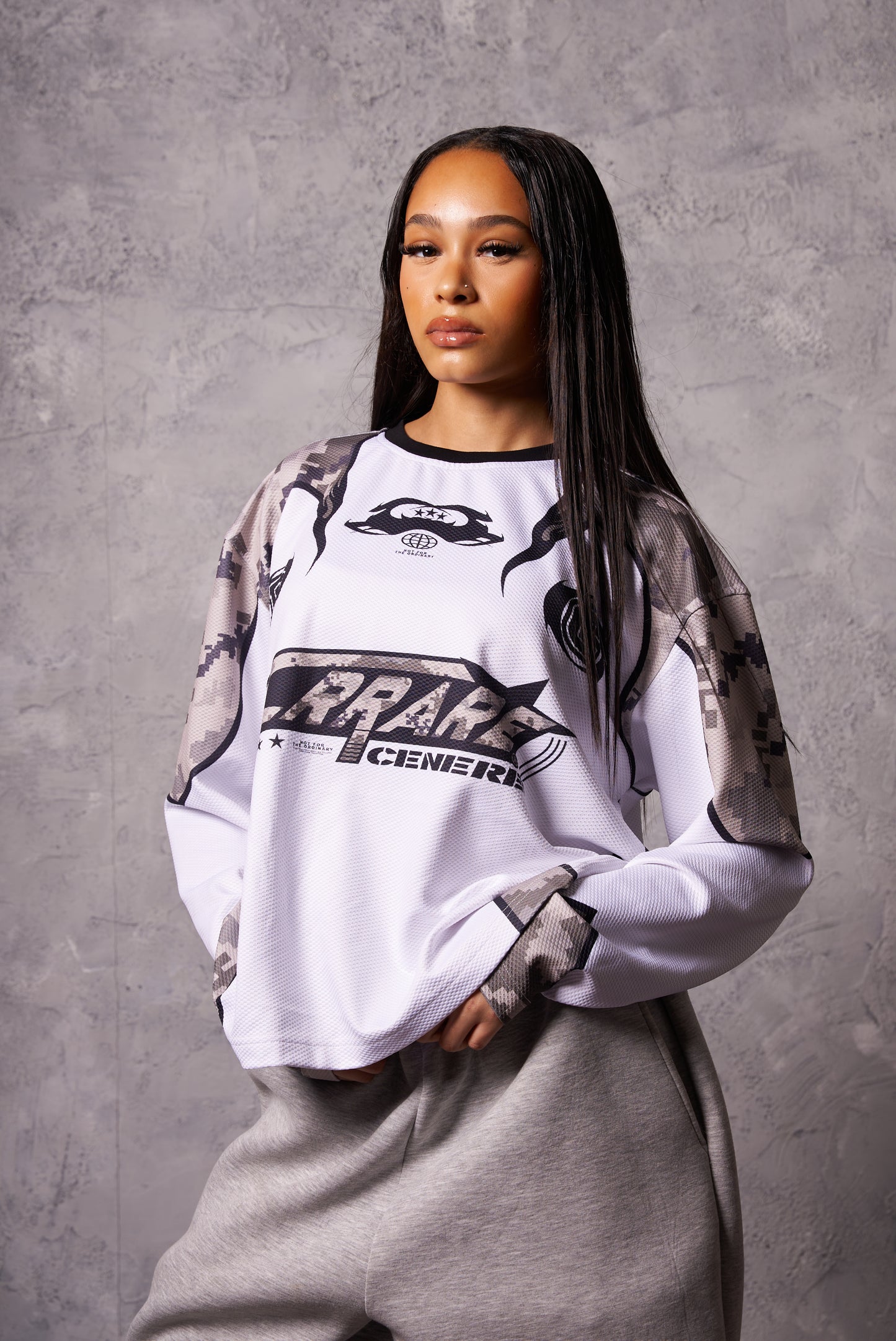 GREEN CAMO LONG SLEEVE JERSEY