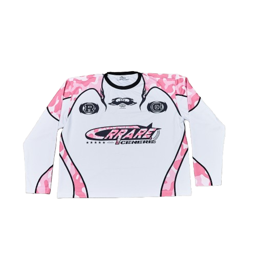 PINK CAMO LONG SLEEVE JERSEY
